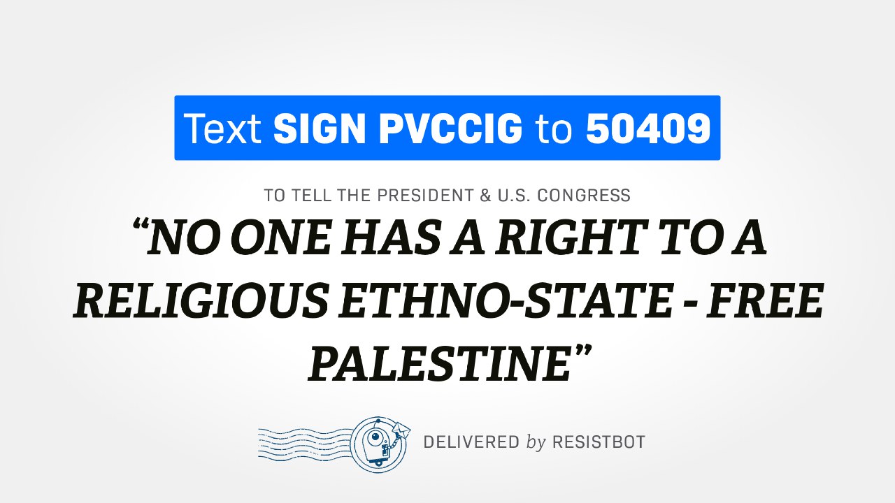 NO ONE HAS A RIGHT TO A RELIGIOUS ETHNO-STATE – FREE PALESTINE