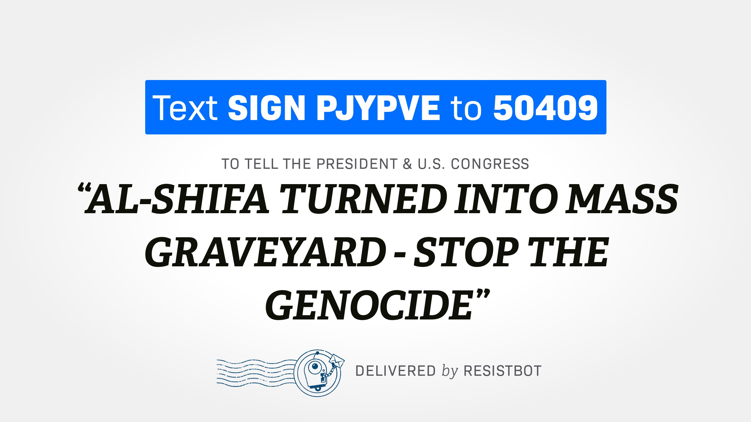 AL-SHIFA TURNED INTO MASS GRAVEYARD – STOP THE GENOCIDE