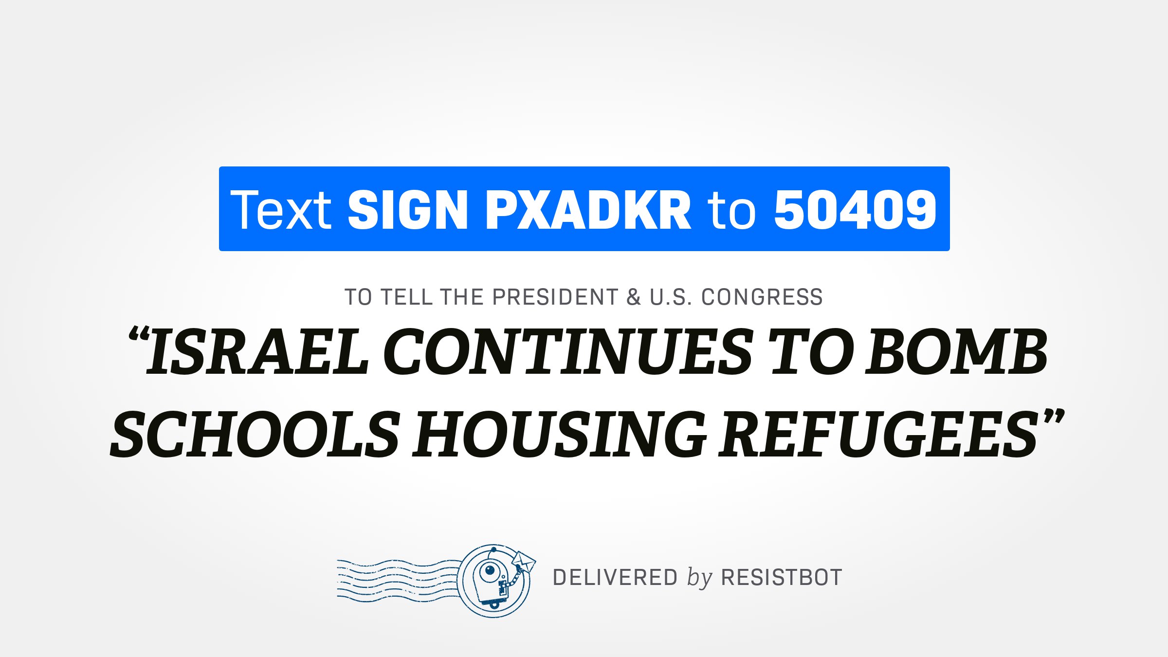 ISRAEL CONTINUES TO BOMB SCHOOLS HOUSING REFUGEES