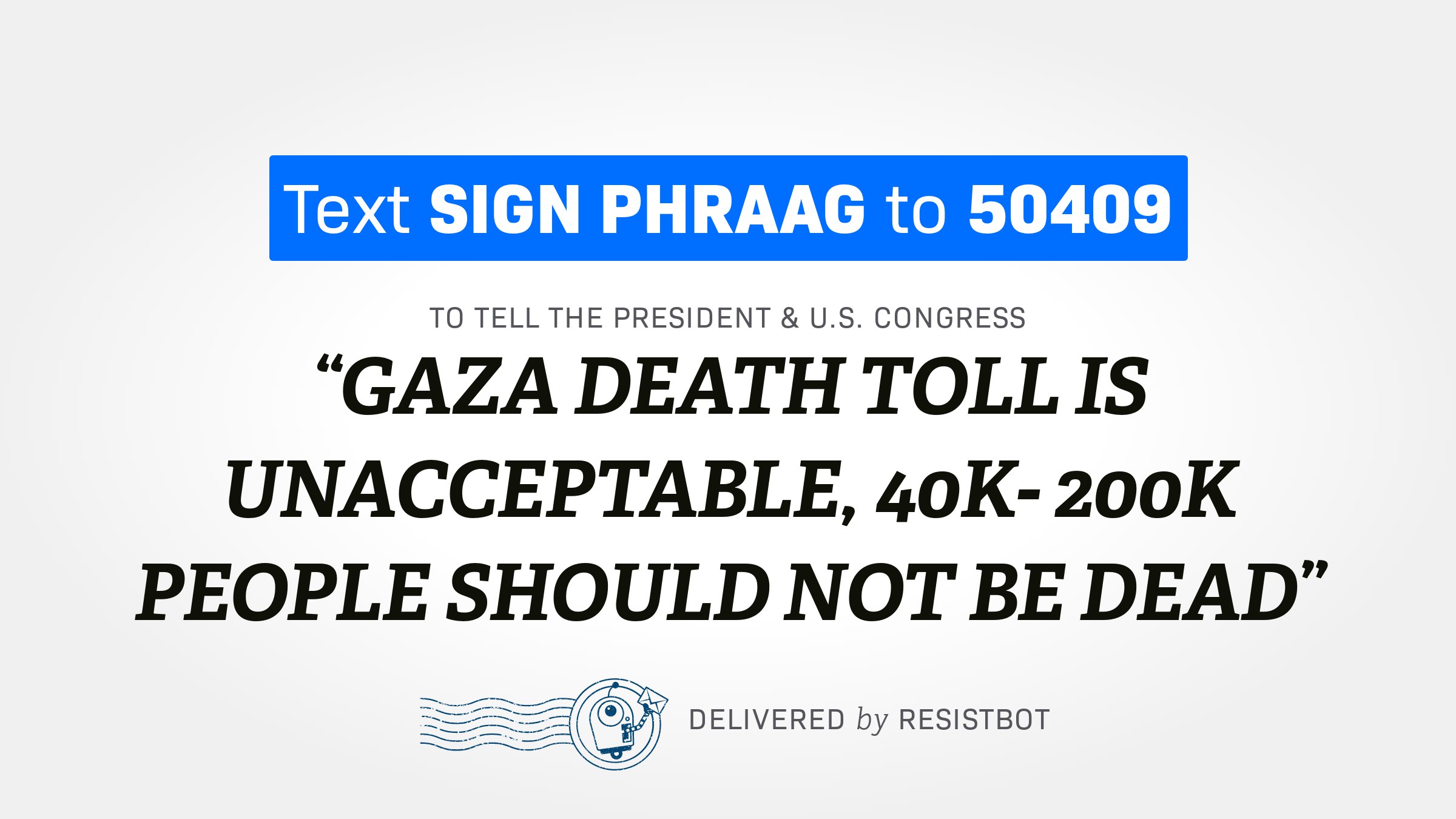 GAZA DEATH TOLL IS UNACCEPTABLE, 40K- 200K PEOPLE SHOULD NOT BE DEAD