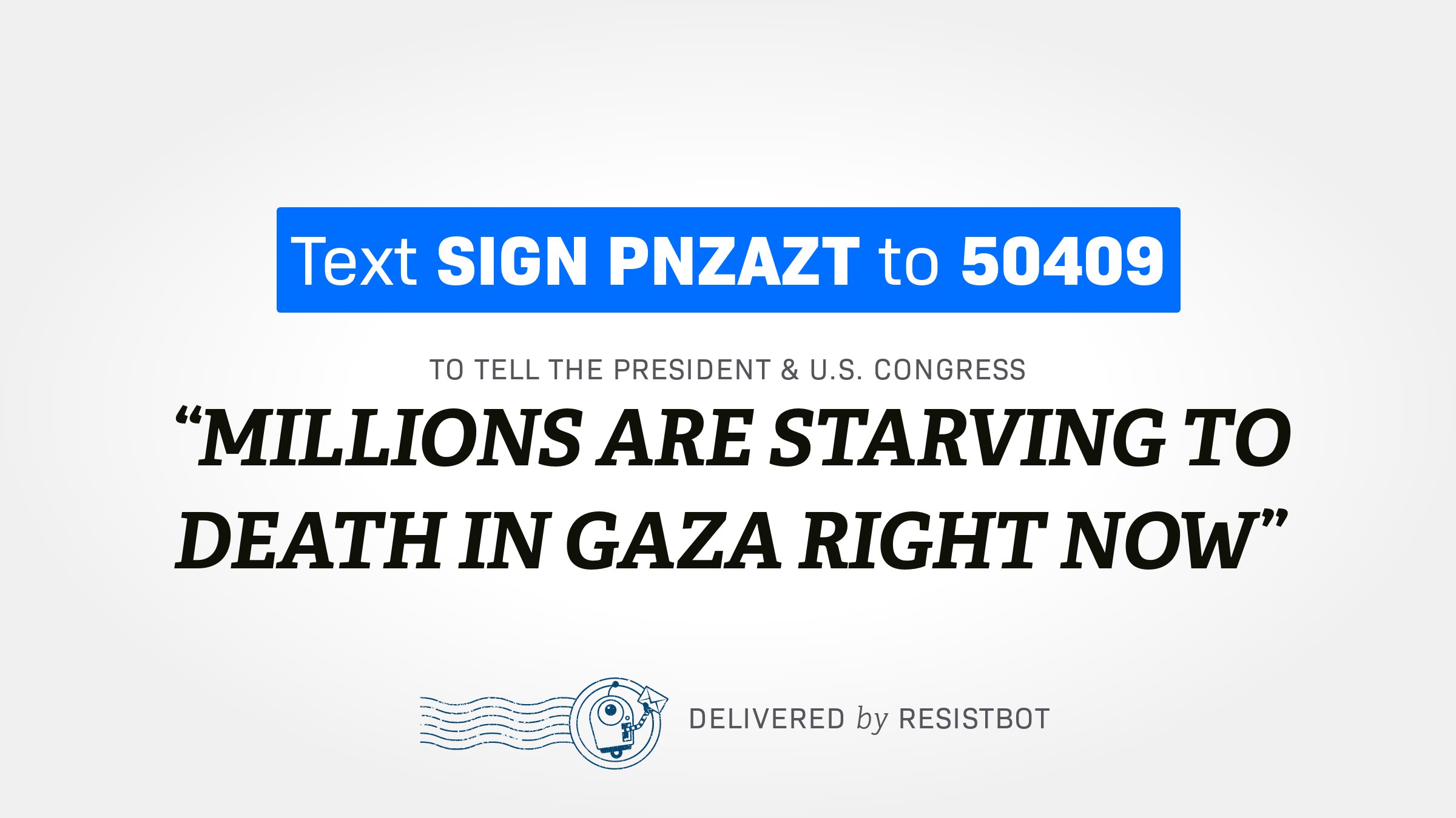 MILLIONS ARE STARVING TO DEATH IN GAZA RIGHT NOW